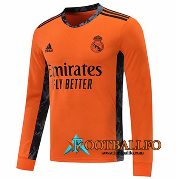 Camisetas Futbol Real Madrid Portero Amarillo Manga Larga 2020/2021