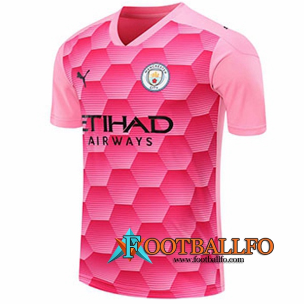 Camisetas Futbol Manchester City Portero Roja 2020/2021