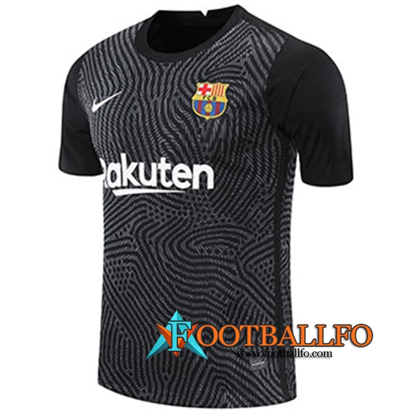 Camisetas Futbol FC Barcelona Portero Negro 2020/2021