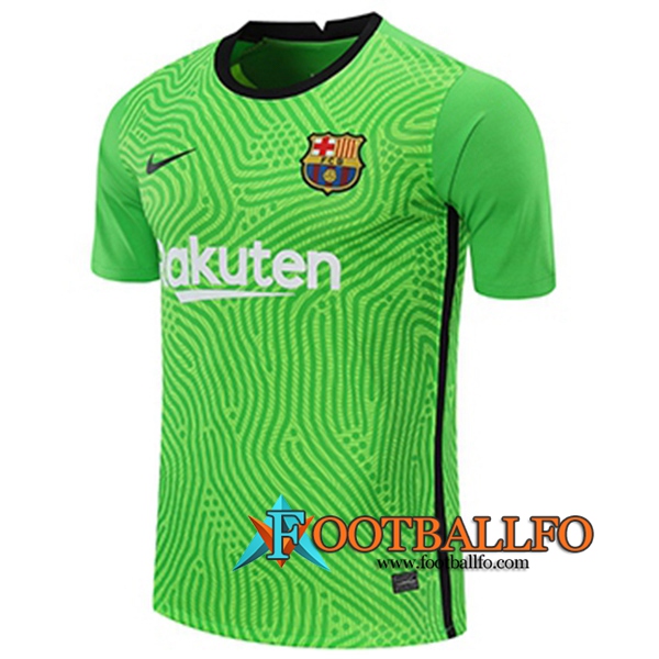 Camisetas Futbol FC Barcelona Portero Verde 2020/2021