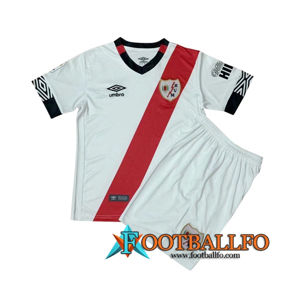 Camisetas Futbol Rayo Vallecano Ninos Primera 2020/2021