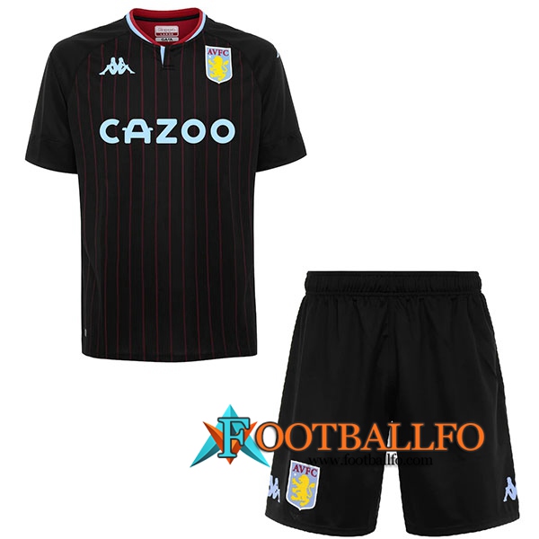 Camisetas Futbol Aston Villa Ninos Segunda 2020/2021