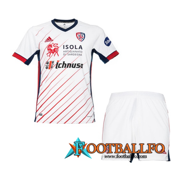 Camisetas Futbol Cagliari Ninos Segunda 2020/2021