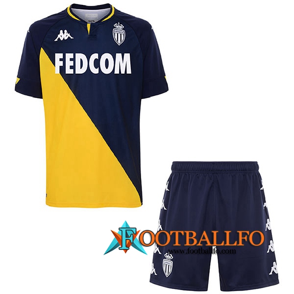 Camisetas Futbol AS Monaco Ninos Segunda 2020/2021