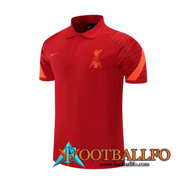 Camiseta Polo FC Liverpool Orange/Rojo 2021/2022