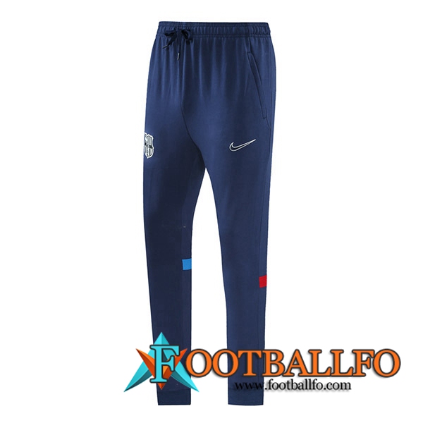 Pantalon Entrenamiento FC Barcelone Azul Marino/Rojo/Azul 2021/2022