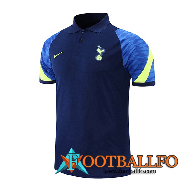 Camiseta Polo Tottenham Hotspur Azul Marino/Verde 2021/2022