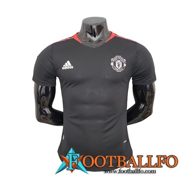Camiseta Entrenamiento Manchester United Rojo/Negro 2021/2022