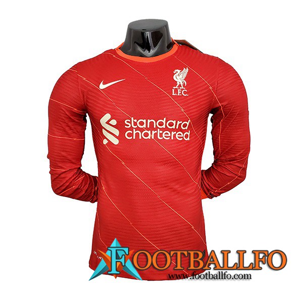 Camiseta Futbol FC Liverpool Titular Manga Larga 2021/2022