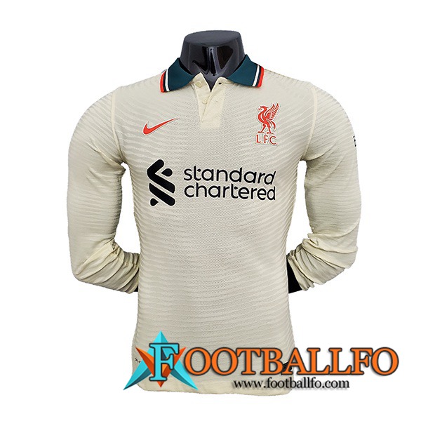 Camiseta Futbol FC Liverpool Alternativo Manga Larga 2021/2022