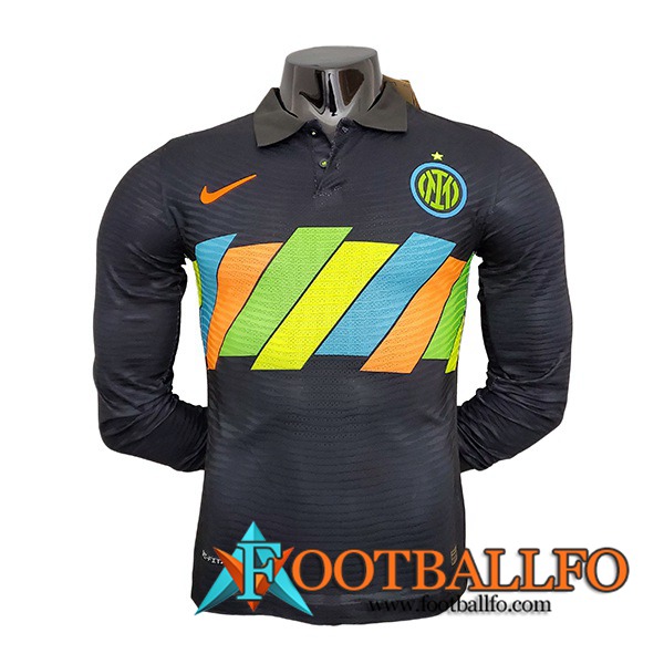 Camiseta Futbol Inter Milan Tercero Manga Larga 2021/2022