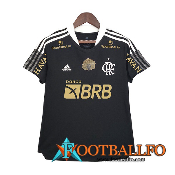 Camiseta Futbol Flamengo Femme Alternativo 2021/2022