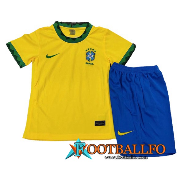 Camisetas Futbol Brasil Ninos Primera 2020/2021