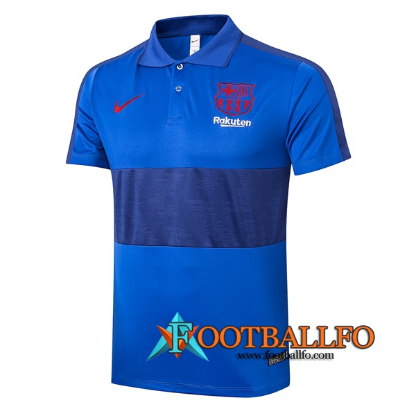 Polo Futbol FC Barcelona Azul 2020/2021