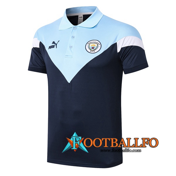 Polo Futbol Manchester City Azul 2020/2021 2020/2021