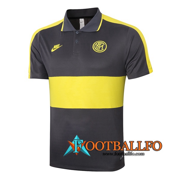 Polo Futbol Inter Milan Amarillo 2020/2021