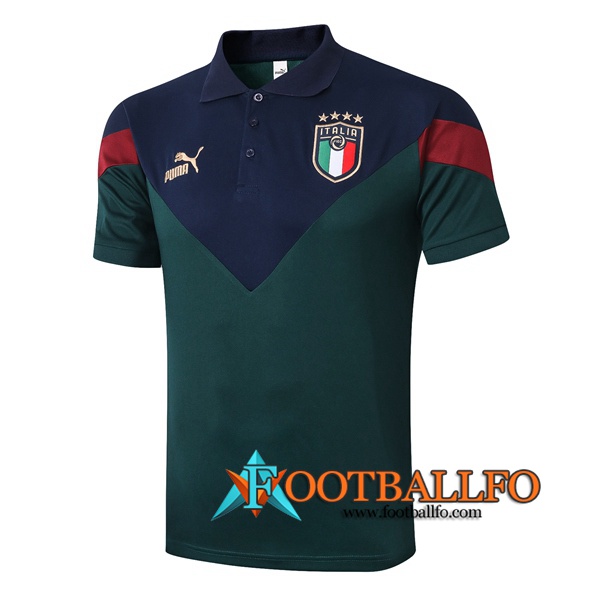 Polo Futbol Italia Verde 2020/2021