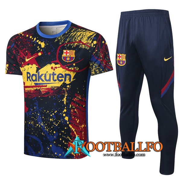 Camisetas de entrenamiento FC Barcelona + Pantalones Chorro de Tinta 2020/2021