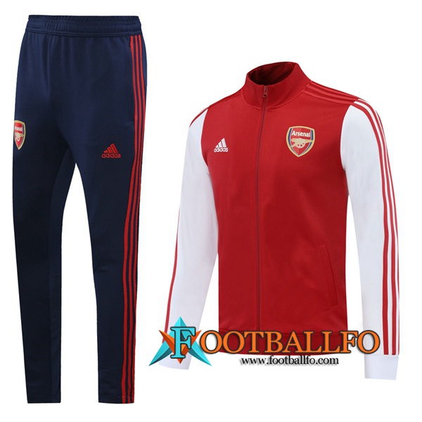 Chandal Futbol - Chaqueta + Pantalones Arsenal Roja Blanco 2020/2021