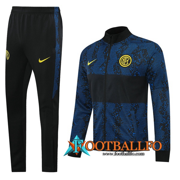 Chandal Futbol - Chaqueta + Pantalones Inter Milan Azul Negro 2020/2021