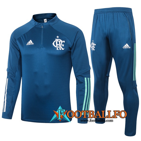 Chandal Futbol + Pantalones Flamengo Azul Real 2020/2021
