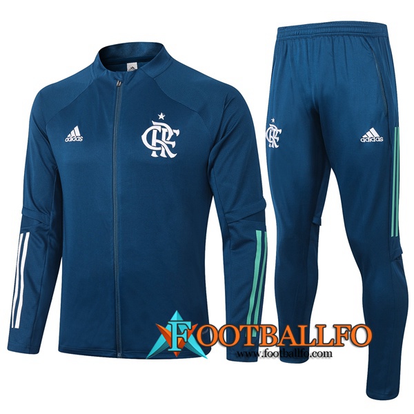 Chandal Futbol - Chaqueta + Pantalones Flamengo Azul Real 2020/2021