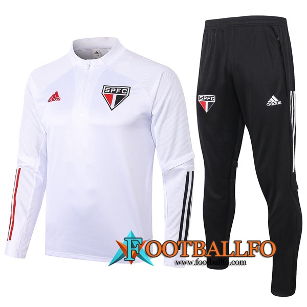 Chandal Futbol + Pantalones Sao Paulo FC Blanco 2020/2021