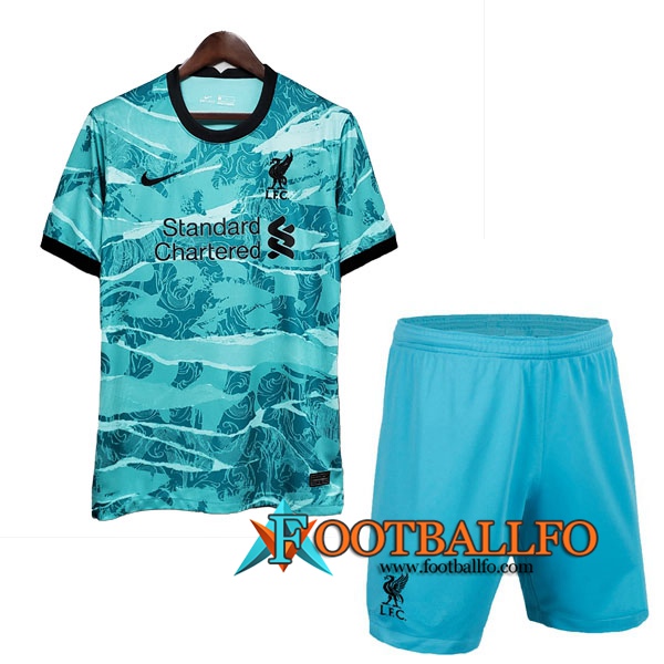 Camisetas Futbol FC Liverpool Ninos Segunda Version Filtrada 2020/2021