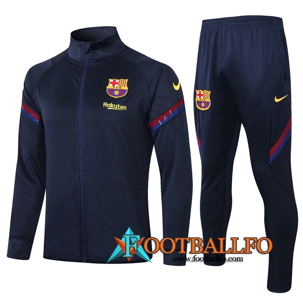 Chandal Futbol - Chaqueta + Pantalones FC Barcelona Azul Royal 2020/2021