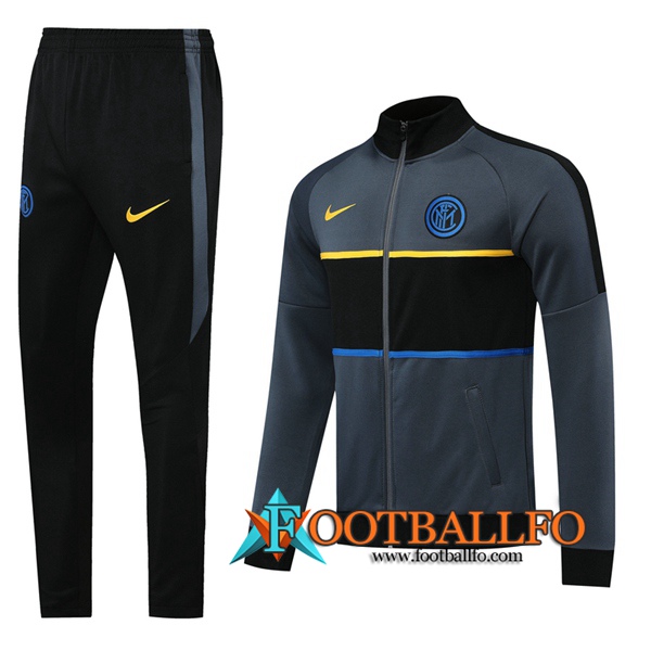 Chandal Futbol - Chaqueta + Pantalones Inter Milan Gris 2020/2021