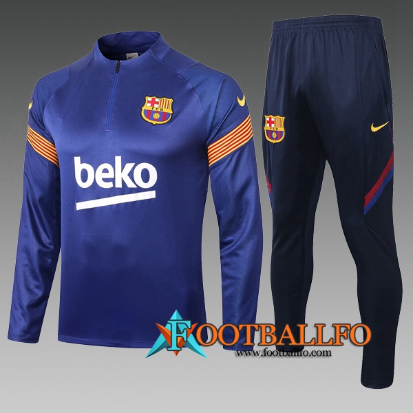 Chandal Futbol FC Barcelona Ninos Azul 2020/2021