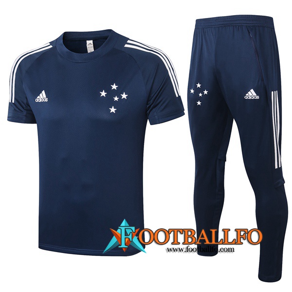Camisetas de entrenamiento Cruzeiro EC + Pantalones Azul Royal 2020/2021