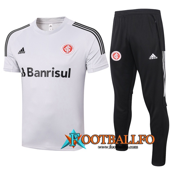 Camisetas de entrenamiento SC Internacional + Pantalones Gris Claro 2020/2021