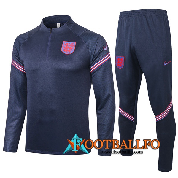 Chandal Futbol + Pantalones Inglaterra Azul Royal 2020/2021