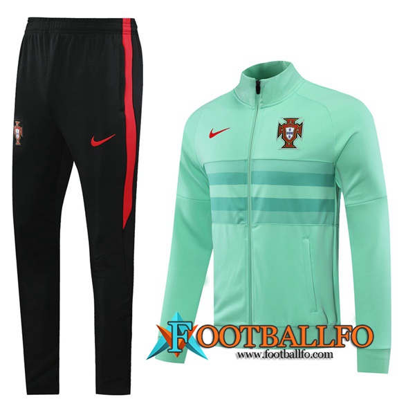 Chandal Futbol - Chaqueta + Pantalones Portugal Verde 2020/2021