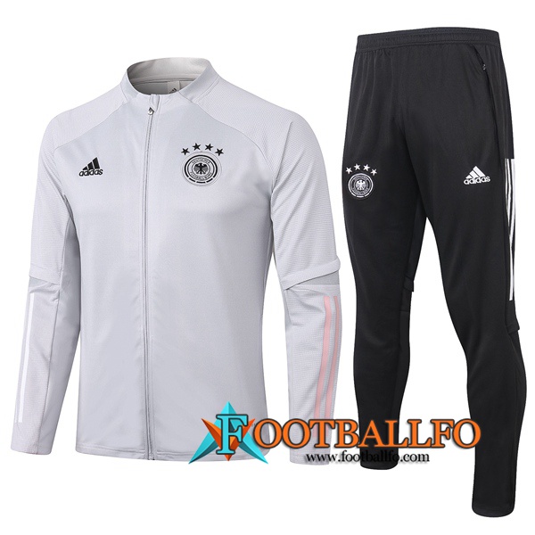 Chandal Futbol - Chaqueta + Pantalones Alemania Gris Claro 2020/2021