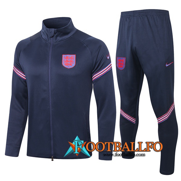 Chandal Futbol - Chaqueta + Pantalones Inglaterra Azul Royal 2020/2021