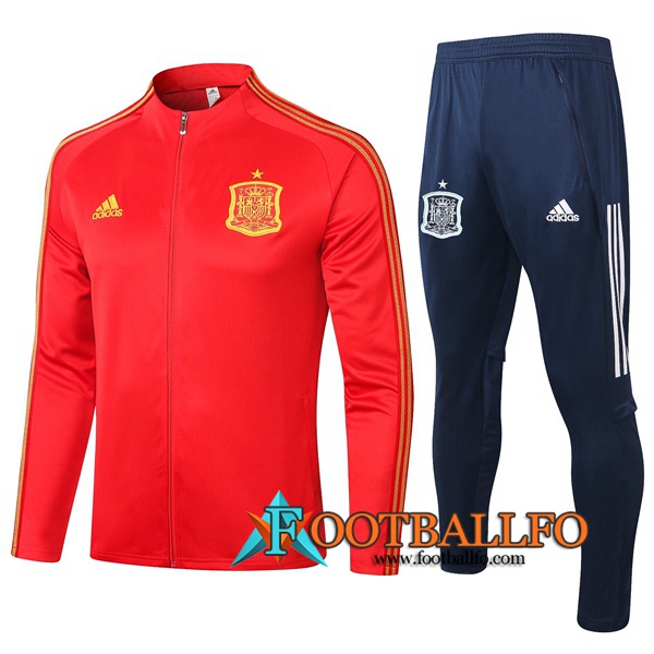 Chandal Futbol - Chaqueta + Pantalones Espa帽a Roja 2020/2021