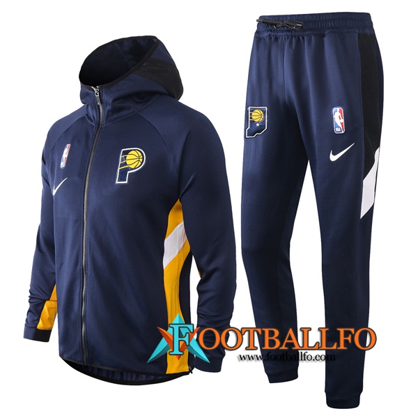Nueva Chandal Futbol - Chaqueta con capucha + Pantalones Indiana Pacers Azul Royal 2020/2021