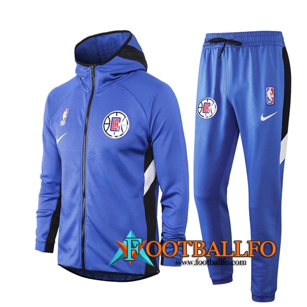 Nueva Chandal Futbol - Chaqueta con capucha + Pantalones Los Angeles Clippers Azul 2020/2021