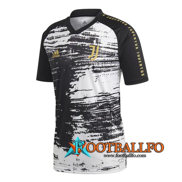 Camisetas de entrenamiento Juventus Negro/Blanco 2020/2021