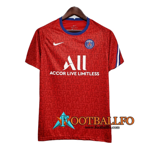 Camisetas de entrenamiento Paris PSG Roja 2020/2021