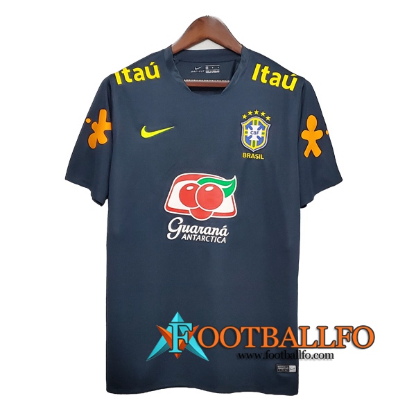 Camisetas de entrenamiento Brasil Gris Oscuro 2020/2021