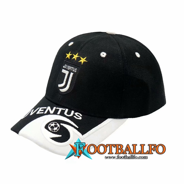Gorra de Futbol Juventus Negro