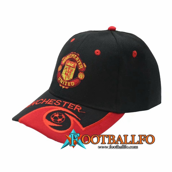 Gorra de Futbol Manchester United Negro
