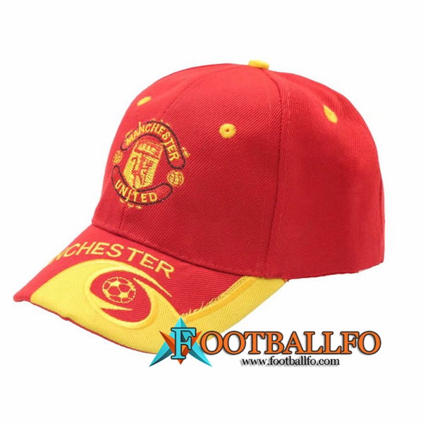 Gorra de Futbol Manchester United Roja