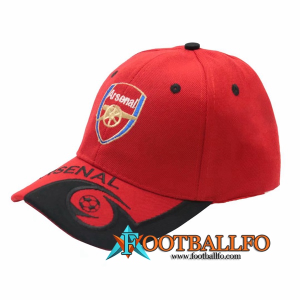 Gorra de Futbol Arsenal Roja