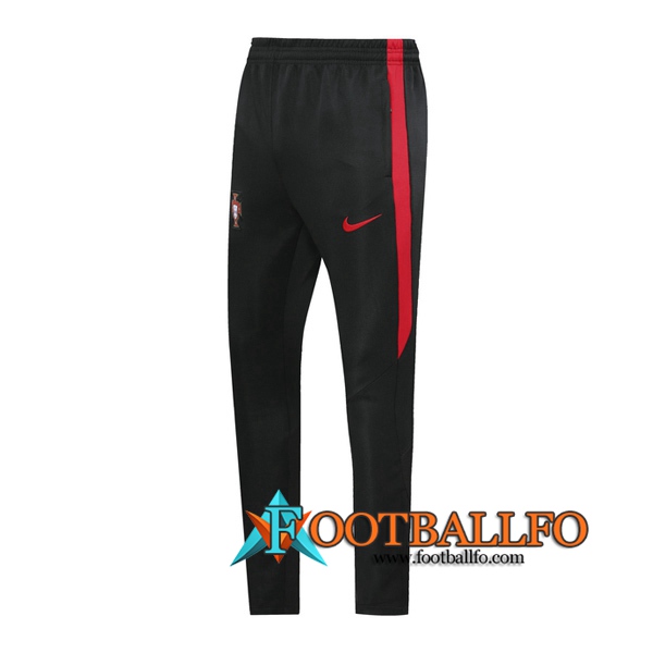 Pantalones Futbol Portugal Negro 2020/2021