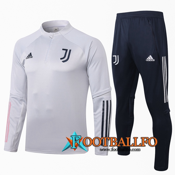 Nueva Chandal Futbol + Pantalones Juventus Gris Claro 2020/2021