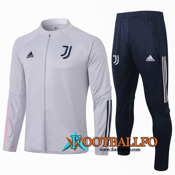 Nueva Chandal Futbol - Chaqueta + Pantalones Juventus Gris Claro 2020/2021